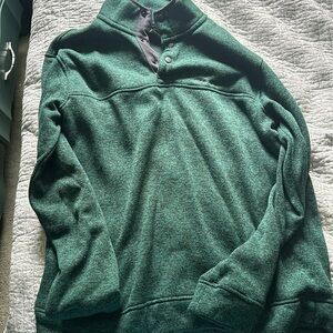 Eddie Bauer Quarter zip button up